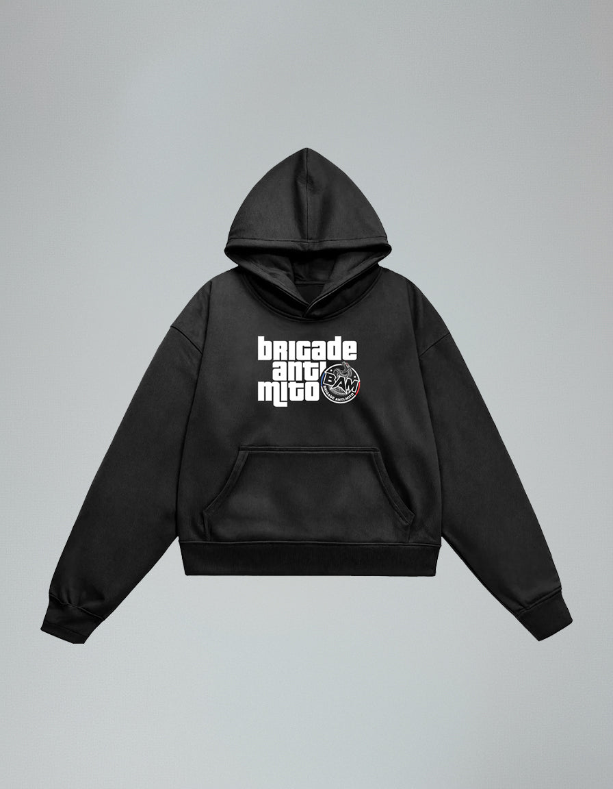 HOODIE BAM "GTA"- Noir