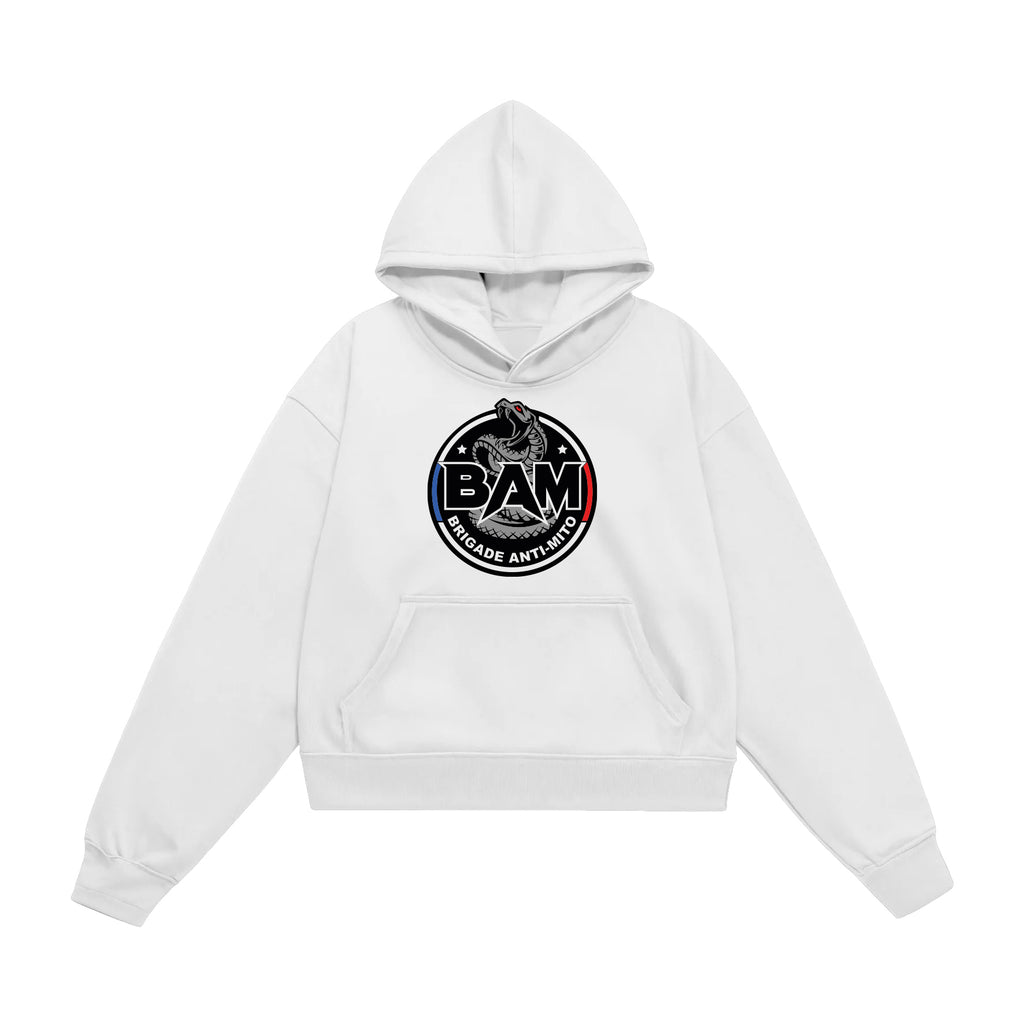 HOODIE BAM - Blanc