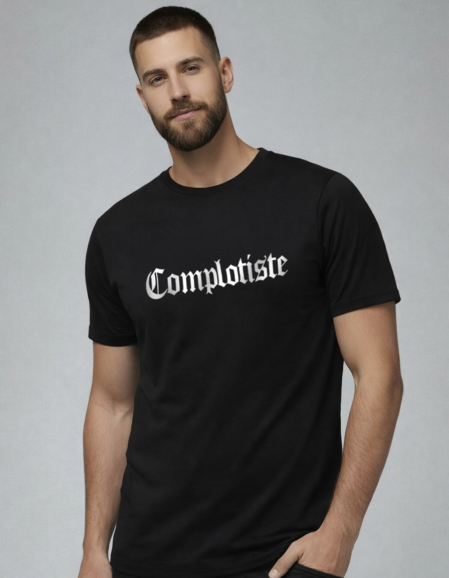 T-Shirt COMPLOTISTE - Noir