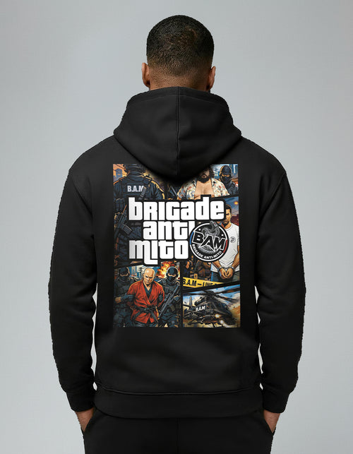HOODIE BAM "GTA"- Noir