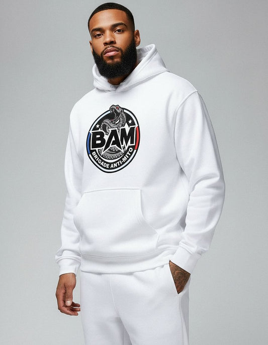 HOODIE BAM - Blanc